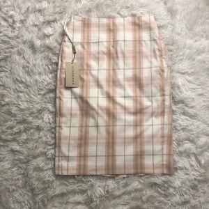 Burberry Check Skirt NWT